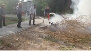 برگزاری دوره مهار آتش در مدیریت درمان تامین‌اجتماعی خوزستان