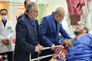 عیادت وزرای کشور و بهداشت از مصدومان حادثه تروریستی کرمان