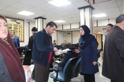 برگزاری میز ارتباطات مردمی ویژه سفر ریاست جمهوری به زنجان در اداره کل تامین اجتماعی استان