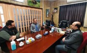 دیدار مدیرعامل شرکت تاسیسات و تامین انرژی با مدیر درمان تامین‌اجتماعی استان مازندران