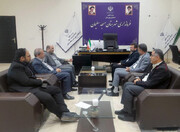 دیدار مدیرکل تامین‌اجتماعی استان خوزستان با فرماندار مسجد سلیمان