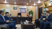 دیدار مدیر درمان تامین‌اجتماعی استان ایلام با فرماندار شهرستان مهران