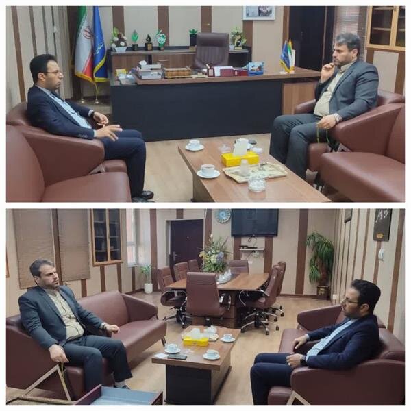 دیدار فرماندار هویزه با مدیرکل تعاون کار و رفاه اجتماعی خوزستان 