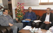 جلسه مشترک مدیرکل تامین‌اجتماعی استان کرمان با مدیرکل آزمایشگاه فنی و مکانیک خاک