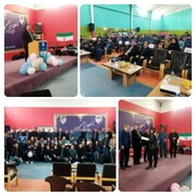 حضور مدیرکل تامین‌اجتماعی زنجان در مراسم گرامیداشت دهه فجر شرکت سیمان زنجان