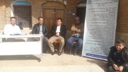 بر پایی میزخدمت مدیریت درمان تامین‌اجتماعی کردستان در مصلی نماز جمعه
