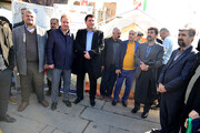 برپایی میز خدمت اداره کل تامین‌اجتماعی استان کردستان در راهپیمایی ۲۲ بهمن