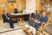 دیدار مدیرکل تامین‌اجتماعی استان همدان به همراه رییس شعبه یک با فرماندار