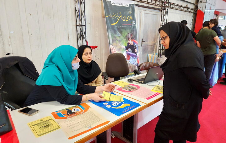 برپایی میز خدمت تامین‌اجتماعی  شعبه سه اهواز در نمایشگاه بین‌المللی خوزستان
