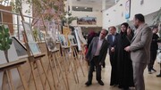 برپایی نمایشگاه نقاشی و خلاقیت‌های دستی کودکان اوتیسم در اردبیل