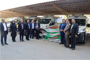 تحویل ۵ دستگاه آمبولانس به مراکز درمانی تامین‌اجتماعی خوزستان