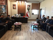دیدار فرماندار شهرستان بوئین زهرا و مدیرکل تامین اجتماعی استان قزوین