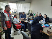 برگزاری میز خدمت و مرکز مشاوره بیمه‌ای در هلال احمر استان گیلان