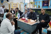 برپایی میز خدمت مدیریت درمان تامین اجتماعی بوشهر به مناسبت هفته کارگر