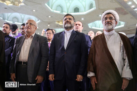 افتتاحیه سی‌وپنجمین نمایشگاه بین‌المللی کتاب تهران با حضور وزیر فرهنگ و ارشاد اسلامی