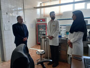 بازدید مدیر درمان تامین اجتماعی استان کرمان از درمانگاه کوهبنان