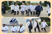 بازدید میدانی مدیرعامل سازمان تامین اجتماعی از کارخانه آنتی‌بیوتیک سازی ایران در مازندران
