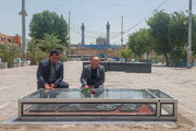 حضور مدیرکل تأمین اجتماعی استان خوزستان بر مزار شهدای گمنام خرمشهر