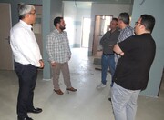 بازدید مدیر درمان تامین‌اجتماعی بوشهر از پروژه احداث درمانگاه دلوار