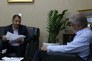 دیدار مدیرکل تامین اجتماعی استان یزد با نماینده مردم یزد، زارچ و اشکذر در مجلس