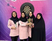 تیم دارت زنان مدیریت درمان تامین اجتماعی بوشهر سوم شد
