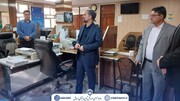 بازدید سرزده مدیرکل تامین اجتماعی استان اردبیل از شعبه بیله سوار