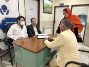 استقرار میز خدمت مدیریت درمان تامین اجتماعی استان اردبیل در شهرستان گرمی