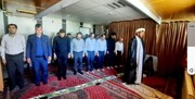 حضور اعضا ستاد اقامه نماز در اداره کل تامین اجتماعی استان زنجان
