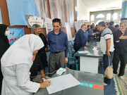برپایی میزخدمت مدیریت درمان تامین اجتماعی کرمان در محل نماز جمعه شهر