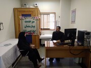 برپایی میزخدمت مدیریت درمان تامین اجتماعی زنجان در بیمارستان امام حسین (ع)