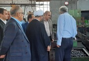 بازدید مدیرکل تامین اجتماعی گیلان از شرکت تولیدی قطعات جلوبندی خودرو ایران در لاهیجان