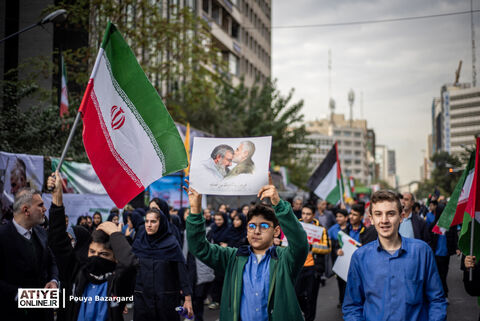 راهپیمایی یوم الله ۱۳ آبان در تهران