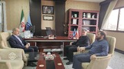 نشست تعاملی مدیر درمان تأمین اجتماعی کرمانشاه با رئیس کانون شوراهای عالی کشور