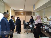 بازدید مدیرکل تامین اجتماعی خراسان شمالی از شعبه اسفراین