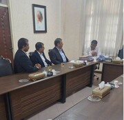 دیدار مدیر درمان تأمین اجتماعی سیستان و بلوچستان با معاون توسعه منابع انسانی استانداری