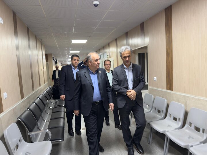 بازدید معاون درمان سازمان تأمین اجتماعی درمانگاه سراب