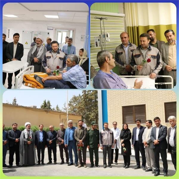 عیادت مدیرکل تعاون، کار و رفاه اجتماعی خراسان شمالی از بیماران جامعه کار و تولید عیادت مدیرکل تعاون، کار و رفاه اجتماعی خراسان شمالی از بیماران جامعه کار و تولید