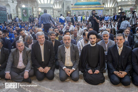 تجدید میثاق وزیر کار و جامعه کار و کارگری با آرمان‌های امام خمینی(ره)