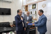 معارفه سرپرست جدید تامین اجتماعی شعبه درمیان