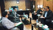 دیدار مدیرعامل شرکت عمران شهر جدید رامین با مدیرکل تامین اجتماعی خوزستان