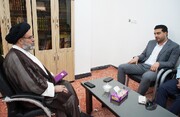دیدار مدیر درمان تأمین اجتماعی بوشهر با امام‌جمعه جم