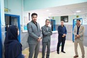 بازدید مدیر درمان تامین اجتماعی بوشهر از بیمارستان مهر و پلی‌کلینیک امام موسی کاظم(ع)