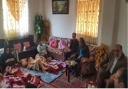 عیادت رئیس تامین‌اجتماعی فومن از خانواده مصدوم شده در حملات رژیم‌صهیونیستی
