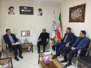 دیدار مدیران بیمه و درمان تامین اجتماعی سمنان با نماینده مردم مهدیشهر و سرخه