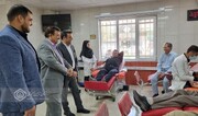 حضور جهادی کارکنان تأمین اجتماعی سیستان و بلوچستان در سازمان انتقال خون